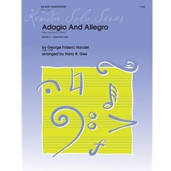 Adagio And Allegro from Sonata in C Minor - Alto Sax and Piano