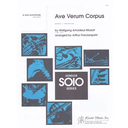 Ave Verum Corpus - Alto Sax and Piano