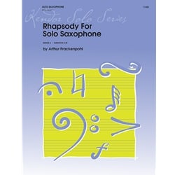 Rhapsody for Solo Saxophone