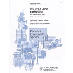 Bourree And Hornpipe from "Water Music" - Saxophone Quartet (AATB)
