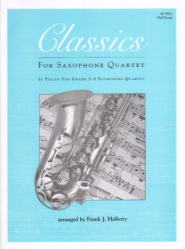 Classics for Saxophone Quartet (Full Score) - Sax Quartet AATB
