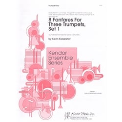 8 Fanfares for 3 Trumpets, Set 1 - Trumpet Trio