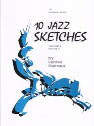 10 Jazz Sketches, Vol. 2 Grade 3 - Trumpet Trio
