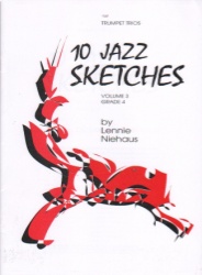 10 Jazz Sketches, Vol. 3 Grade 4 - Trumpet Trio