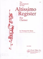 Development of the Altissimo Register - Clarinet