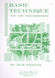 Basic Technique for All Saxophones