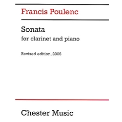 Sonata (2006 Revised Ed.) - Clarinet and Piano