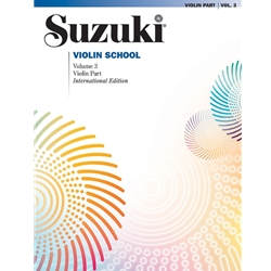Suzuki Violin School, Volume 03 - Book Only