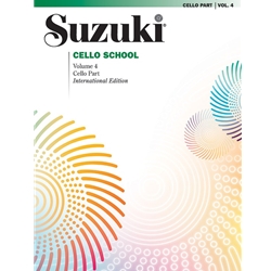 Suzuki Cello School, Volume 04 - Book Only