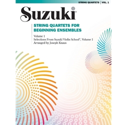 Suzuki String Quartets for Beginning Ensembles, Volume 1