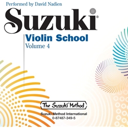 Suzuki Violin School, Volume 4 - CD Only