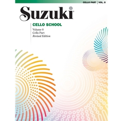 Suzuki Cello School, Volume 08 - Book Only