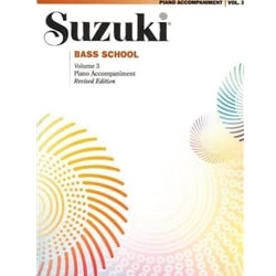 Suzuki Bass School, Volume 3 - Piano Accompaniment