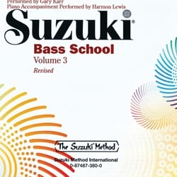 Suzuki Bass School, Volume 3 - CD Only