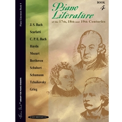 Piano Literature of the 17th, 18th, 19th Century, Book 4