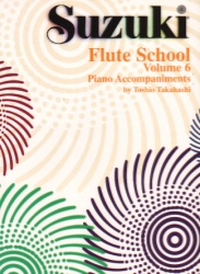 Suzuki Flute School, Volume 06 - Piano Accompaniment