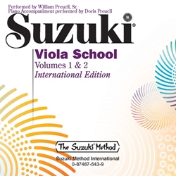 Suzuki Viola School, Volumes 1 and 2 - CD Only