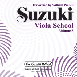Suzuki Viola School, Volume 5 - CD Only