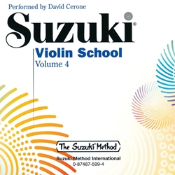 Suzuki Violin School, Volume 4 - CD (Cerone)