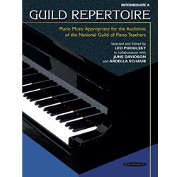 Guild Repertoire: Intermediate A - Piano