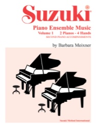 Suzuki Piano Ensemble Music, Vol. 1 - 2 Pianos 4 Hands