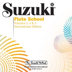 Suzuki Flute School, Vol. 3, 4, and 5 (International Ed.) - CD Only