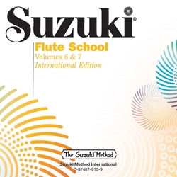 Suzuki Flute School, Vol. 6 and 7 (Int'l Ed.) - CD Only