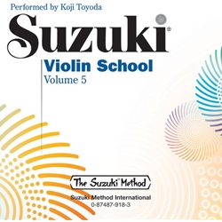 Violin School, Volume 5 - CD Only (Toyoda)