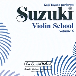 Suzuki Violin School Volume 6 - CD (Toyoda)