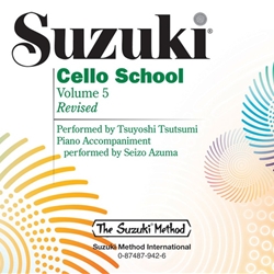 Suzuki Cello School, Volume 5 - CD Only