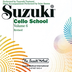 Suzuki Cello School, Vol. 6 - CD Only