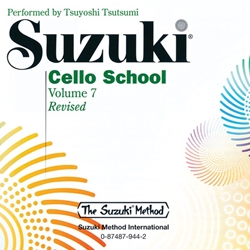 Suzuki Cello School, Vol. 7 - CD Only