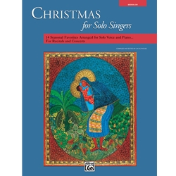 Christmas for Solo Singers, Medium Low - Book Only
