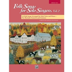 Folk Songs for Solo Singers, Volume 2 - Medium High