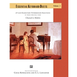 Essential Keyboard Duets, Volume 1 - 1 Piano, 4 Hands