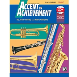 Accent on Achievement Book 1 w/CD - Alto Clarinet