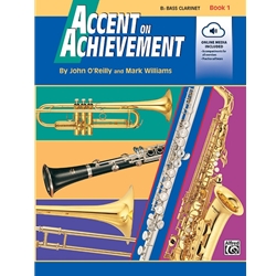 Accent on Achievement Book 1 w/CD - Bass Clarinet