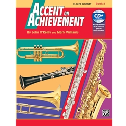 Accent on Achievement Book 2 w/CD - Alto Clarinet