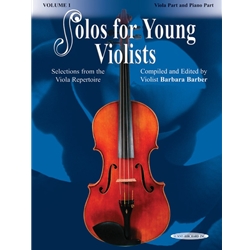 Solos for Young Violists, Volume 1 - Viola and Piano