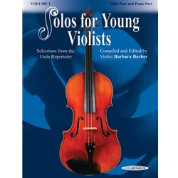 Solos for Young Violists, Volume 1 - Viola and Piano