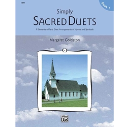 Simply Sacred Duets, Book 1 - 1 Piano, 4 Hands