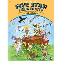 Five-Star Folk Duets - 1 Piano, 4 Hands