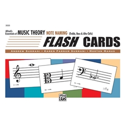 Alfred's Essentials of Music Theory Note Naming Flashcards