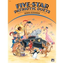 Five-Star Patriotic Duets - 1 Piano, 4 Hands