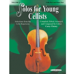 Solos for Young Cellists, Volume 5 - Cello and Piano