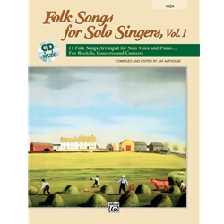 Folk Songs for Solo Singers, Vol. 1 (High Voice) - Book with CD