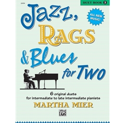 Jazz, Rags, and Blues for Two, Book 3 - 1 Piano 4 Hands