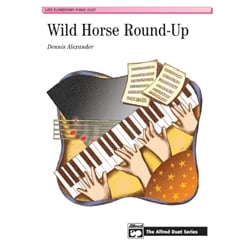 Wild Horse Round-Up - 1 Piano, 4 Hands