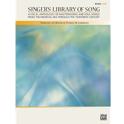 Singer's Library of Song - Low Voice and Piano