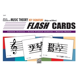 Alfred's Essentials of Music Theory Key Signatures Flashcards